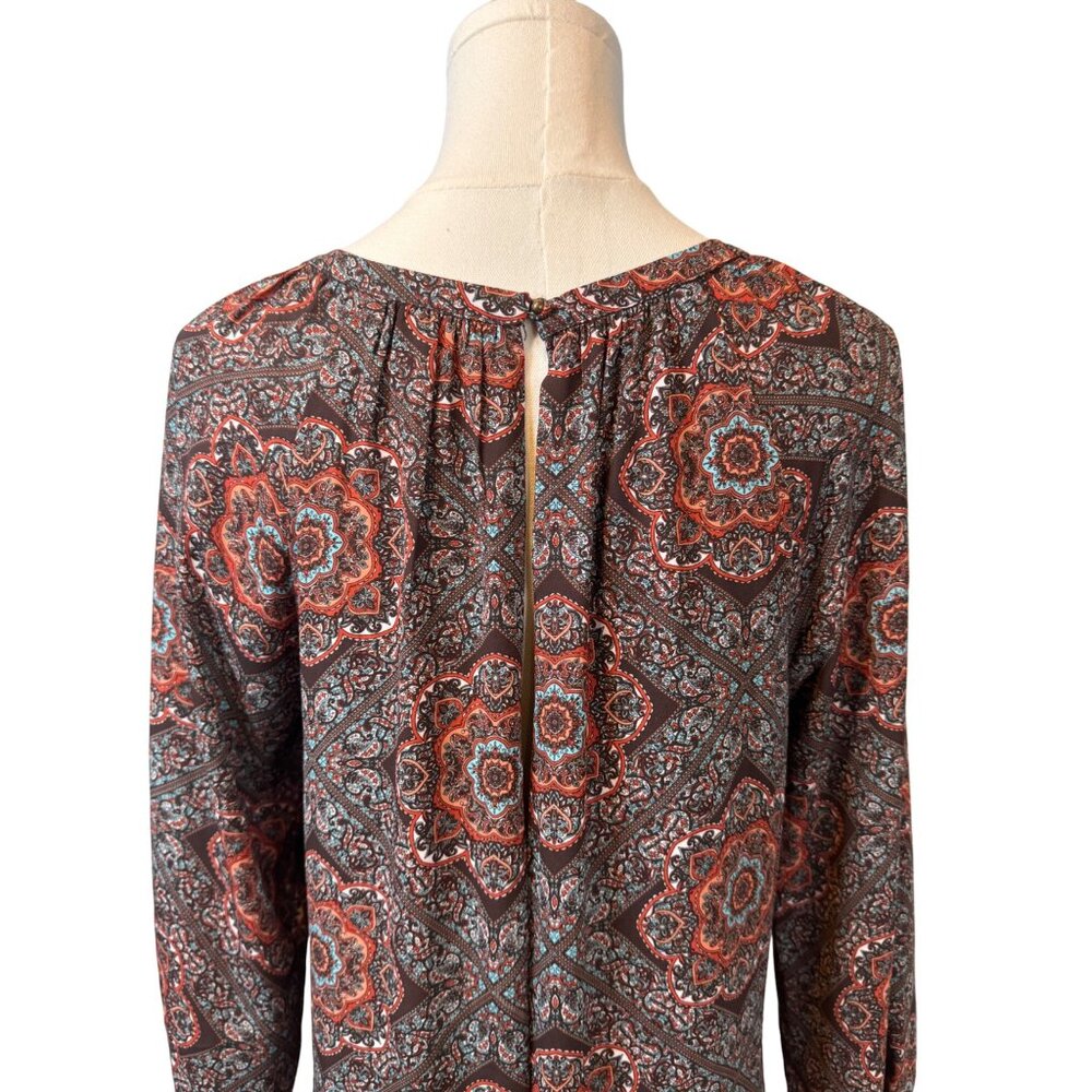 2/$30 Daniel Rainn M Paisley Dress Boho Style with Crochet Details NWT - Picture 13 of 15
